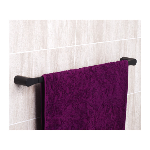 Полотенцедержатель WasserKraft Elbe K-7230, цвет чёрный - фото 2