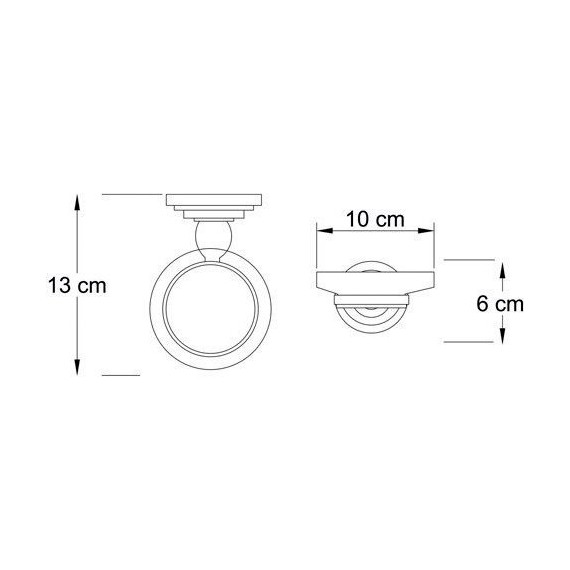 Мыльница WasserKraft Isar K-7329, цвет тёмная бронза - фото 4