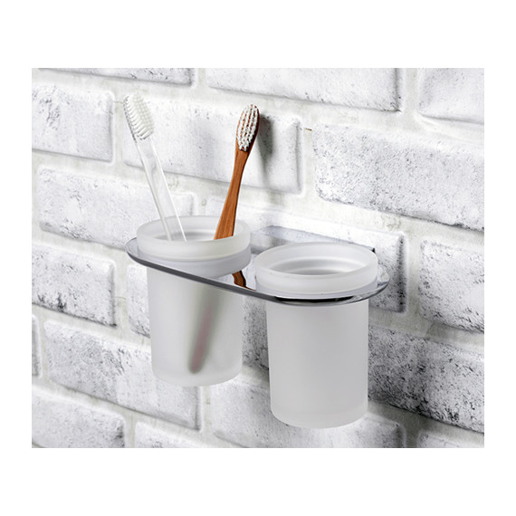 Стакан двойной для зубных щеток WasserKraft Kammel K-8328D - фото 2