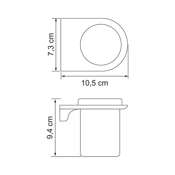Стакан для зубных щеток WasserKraft Kammel K-8328 - фото 4
