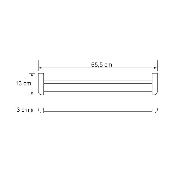 Полотенцедержатель WasserKraft Kammel K-8340 - фото 4