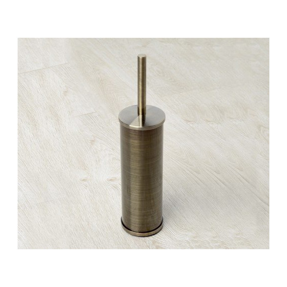 Ёршик для унитаза напольный WasserKraft Exter K-1017, цвет светлая бронза - фото 2