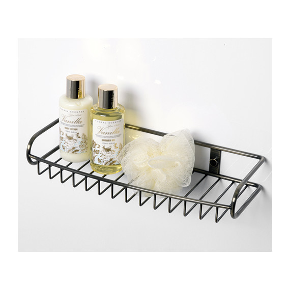 Полочка WasserKraft Exter K-1611 30 см, цвет светлая бронза - фото, картинка 3 Полочка WasserKraft Exter K-1611 30 см, цвет светлая бронза - фото 3