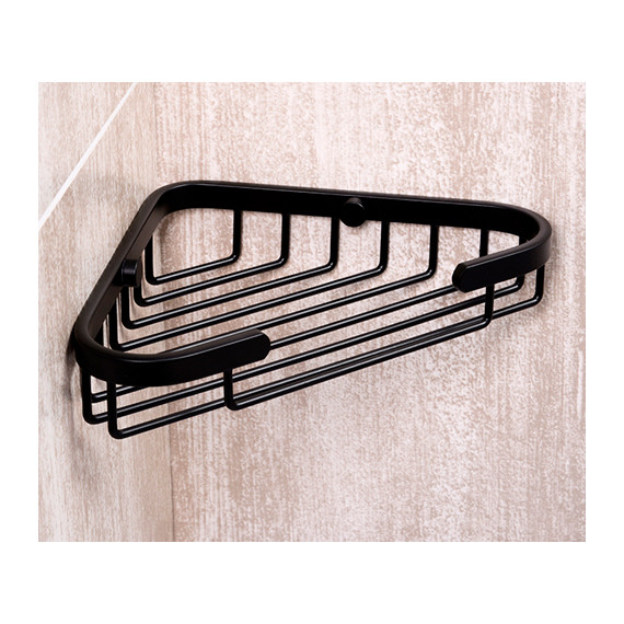 Полочка WasserKraft Elbe K-733BLACK 20 см - фото, картинка 2 Полочка WasserKraft Elbe K-733BLACK 20 см - фото 2