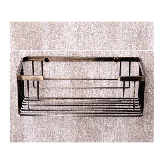 Полочка WasserKraft Exter K-744 25 см, цвет светлая бронза - фото 2