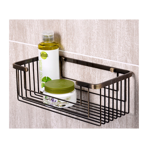 Полочка WasserKraft Exter K-744 25 см, цвет светлая бронза - фото 3