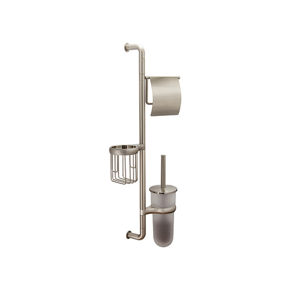 Стойка с держателем и ёршиком WasserKraft Ammer K-1448 - фото 