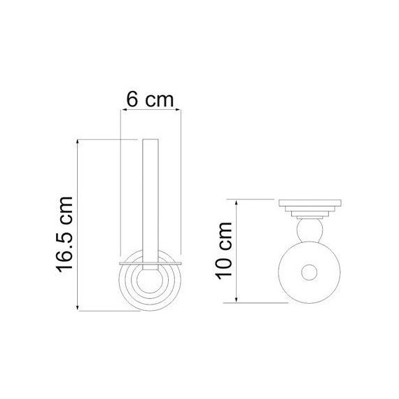 Держатель для туалетной бумаги WasserKraft Ammer K-7097 - фото 4