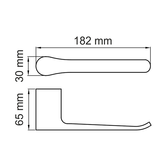 Держатель для туалетной бумаги WasserKraft Elbe K-7296, цвет чёрный - фото 4
