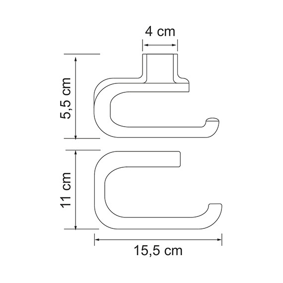 Держатель для туалетной бумаги WasserKraft Kammel K-8396 - фото 5