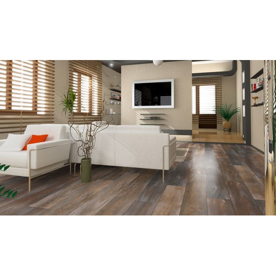 Ламинат Kronotex Aqua Robusto 191x1380 мм P 1201, дуб камелот - фото 3