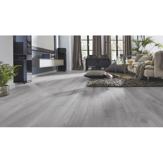 Ламинат Kronotex Mammut 188x1845 мм D 3670, дуб макро светло-серый - фото 4