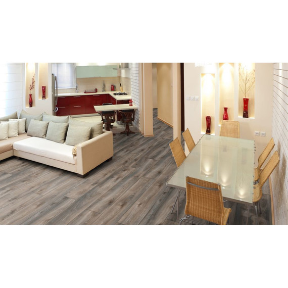 Ламинат Kronotex Mammut Plus 244x1845 мм D 4792, дуб серый макро - фото 4