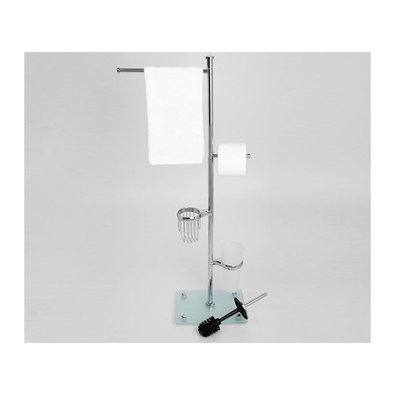 Стойка с держателем и ёршиком WasserKraft K-1248 - фото 3