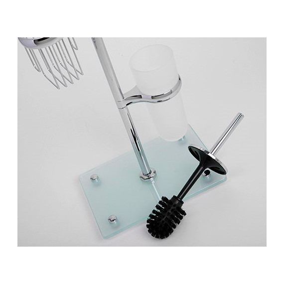 Стойка с держателем и ёршиком WasserKraft K-1248 - фото 4