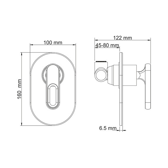 Смеситель для душа WasserKraft Kammel 1851 - фото 5