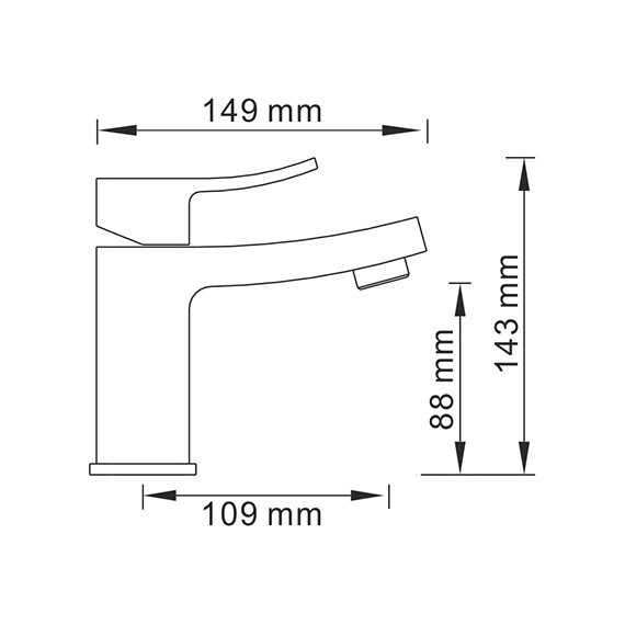 Смеситель для умывальника WasserKraft Aller 1063WHITE, белый/хром - фото 6