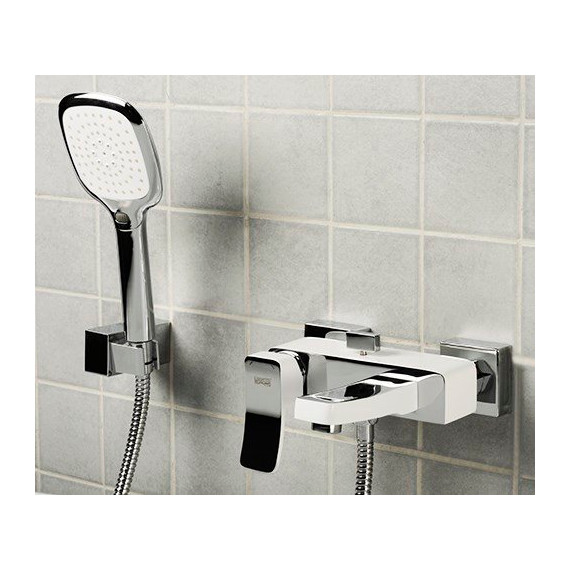 Смеситель для ванны WasserKraft Aller 1061WHITE, белый/хром - фото 6