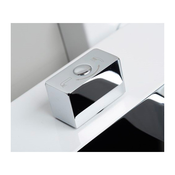 Смеситель для ванны WasserKraft Aller 1061WHITE, белый/хром - фото 7