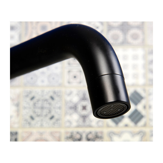 Смеситель для кухни WasserKraft Elbe A7407, чёрный - фото, картинка 6 Смеситель для кухни WasserKraft Elbe A7407, чёрный - фото 6