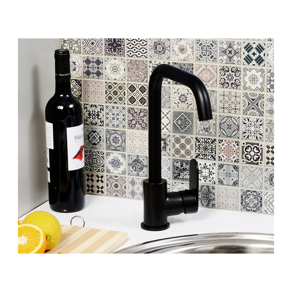 Смеситель для кухни WasserKraft Elbe A7407, чёрный - фото, картинка 4 Смеситель для кухни WasserKraft Elbe A7407, чёрный - фото 4