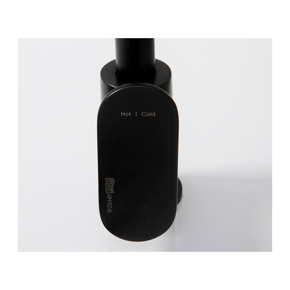 Смеситель для кухни WasserKraft Elbe A7407, чёрный - фото, картинка 5 Смеситель для кухни WasserKraft Elbe A7407, чёрный - фото 5