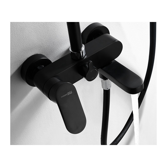 Душевая стойка WasserKraft Abens A17401, чёрный - фото, картинка 10 Душевая стойка WasserKraft Abens A17401, чёрный - фото 10