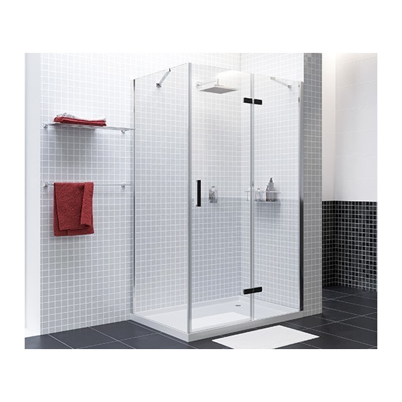 Душевое ограждение WasserKraft Aller 120х100 см R 10H10RBLACK, чёрный/прозрачное - фото 4