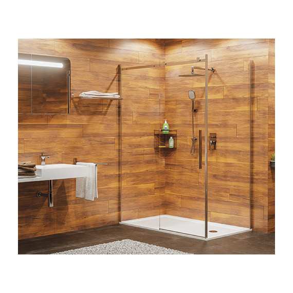 Душевое ограждение WasserKraft Alme 120х90 см 15R07, хром/прозрачное - фото, картинка 4 Душевое ограждение WasserKraft Alme 120х90 см 15R07, хром/прозрачное - фото 4