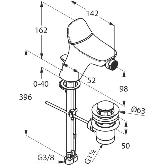 Смеситель для биде Kludi Ambienta 532160575 - фото, картинка 8 Смеситель для биде Kludi Ambienta 532160575 - фото 8