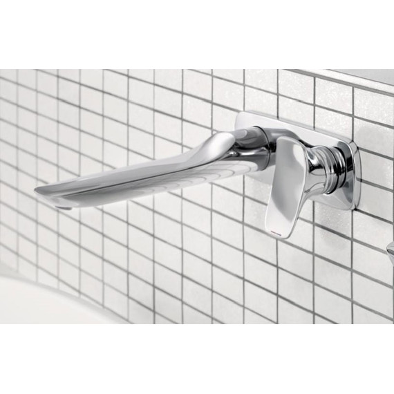 Смеситель для раковины настенный Kludi Ambienta 186 мм 532440575 - фото, картинка 6 Смеситель для раковины настенный Kludi Ambienta 186 мм 532440575 - фото 6