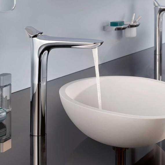 Смеситель для раковины высокий Kludi Ambienta 273 мм 532980575 - фото 5