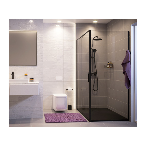 Душевое ограждение WasserKraft Elbe 120х90 см 74P07, черный/прозрачное - фото, картинка 4 Душевое ограждение WasserKraft Elbe 120х90 см 74P07, черный/прозрачное - фото 4