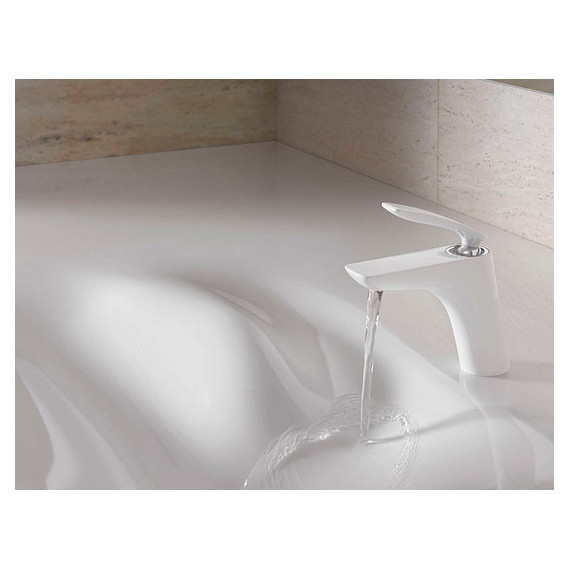 Смеситель для раковины Kludi Balance 520269175, белый - фото 5