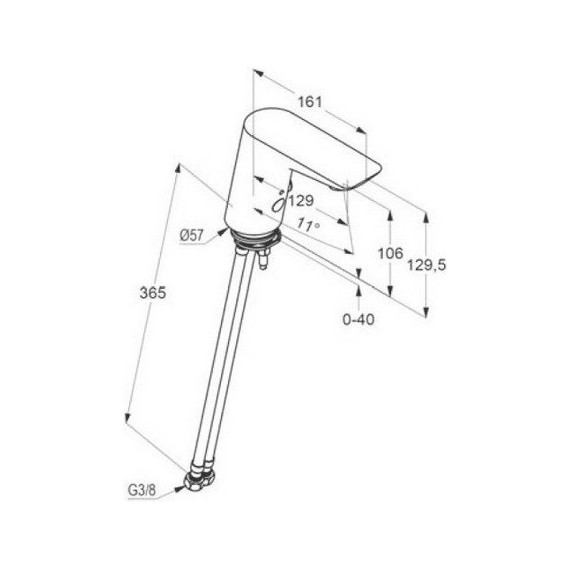 Смеситель для раковины электронный Kludi Balance 5210505 - фото 5