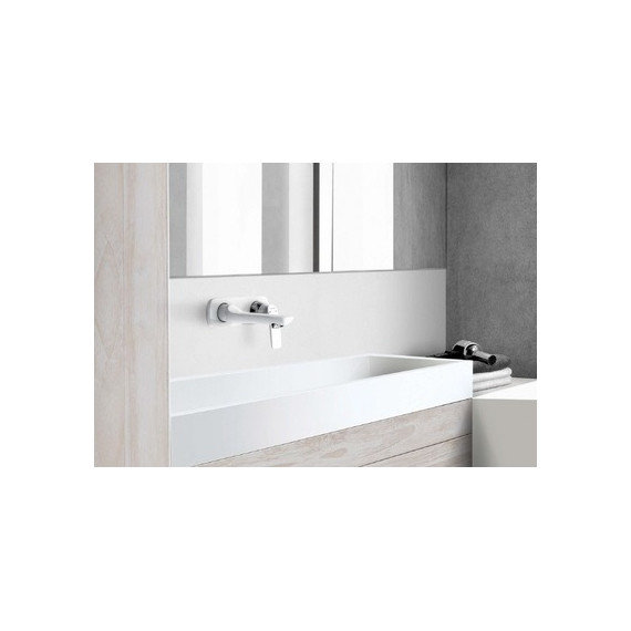 Смеситель для раковины настенный Kludi Balance 185 мм 522469175, белый - фото 5