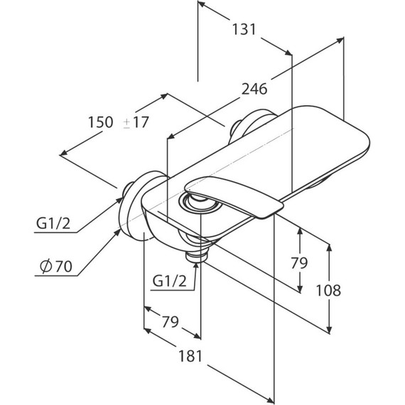 Смеситель для душа Kludi Balance 527100575 - фото 8