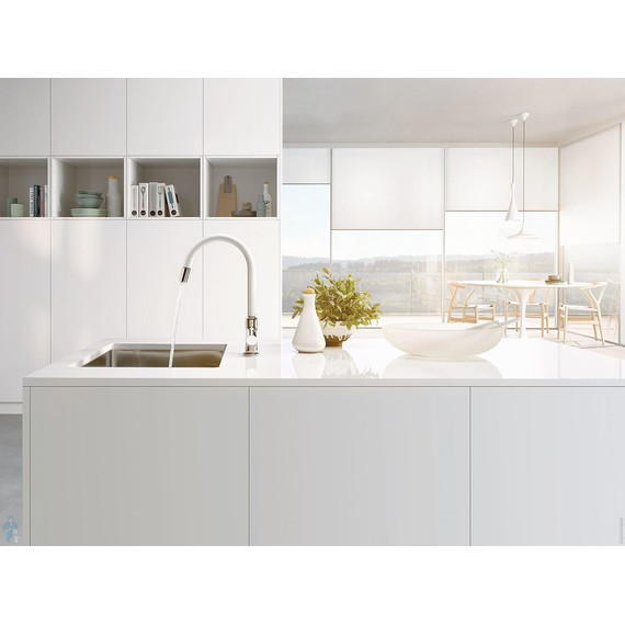 Смеситель для кухни Kludi Bingo Star XS 468519378, белый - фото 2