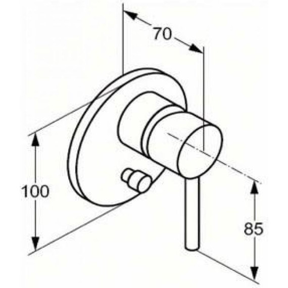 Смеситель для ванны Kludi Bozz 387160576 - фото 3