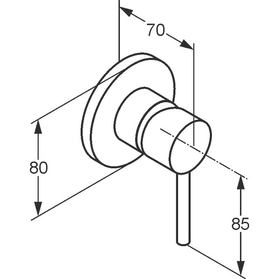 Смеситель для душа Kludi Bozz 389250576 - фото 2