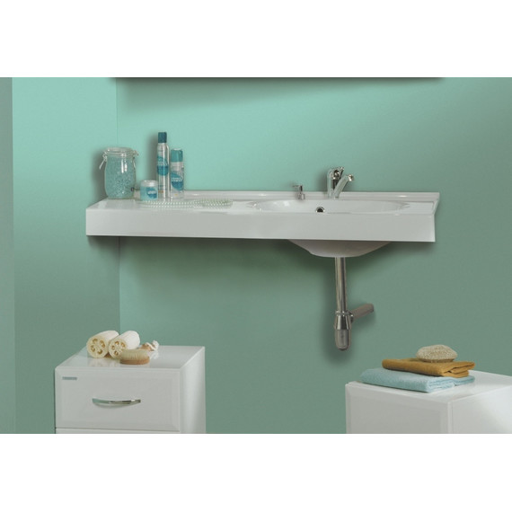 Раковина Акватон Отель 100 см 1A70083NOT01R - фото 2