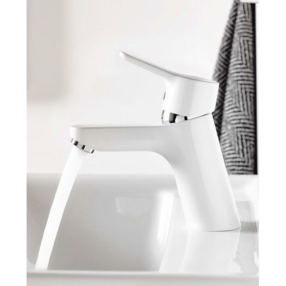 Смеситель для раковины Kludi Pure&Easy XL 100 мм 372929165, белый - фото, картинка 6 Смеситель для раковины Kludi Pure&Easy XL 100 мм 372929165, белый - фото 6