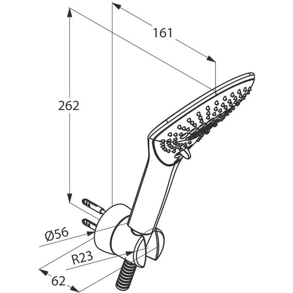 Душевой гарнитур Kludi Fizz 3S 6775091-00, белый - фото, картинка 3 Душевой гарнитур Kludi Fizz 3S 6775091-00, белый - фото 3