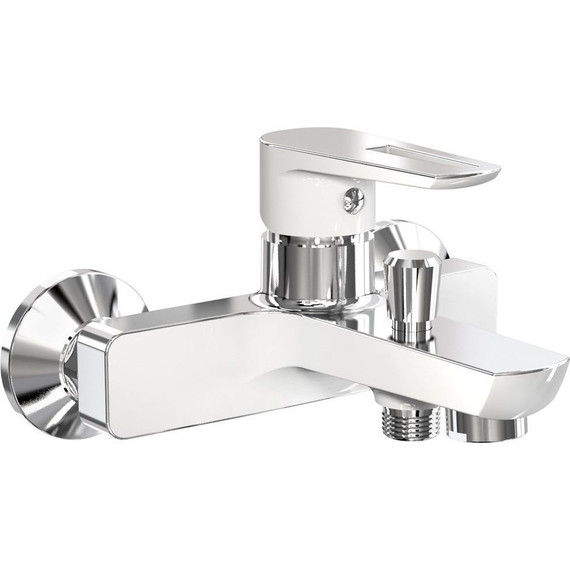 Набор смесителей 3 в 1 для ванны с коротким изливом Imprese Breclav White - фото, картинка 3 Набор смесителей 3 в 1 для ванны с коротким изливом Imprese Breclav White - фото 3