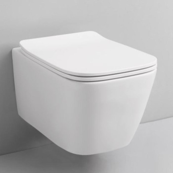 Унитаз подвесной безободковый ArtCeram A16 Mini ASV005 01 00 bi, Цвет производителя: белый - фото 3