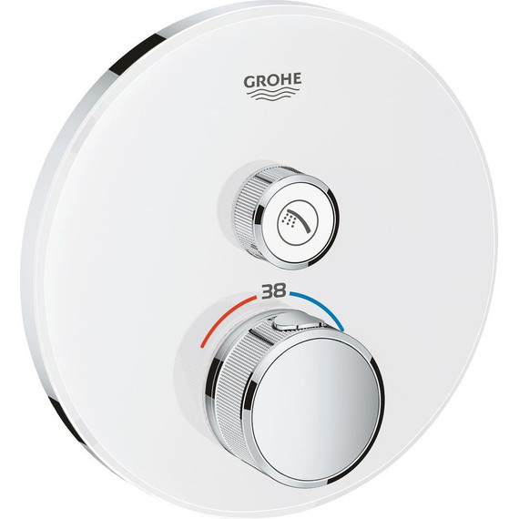Смеситель для душа с термостатом Grohe Grohtherm SmartControl 29150LS0, белая луна - фото 