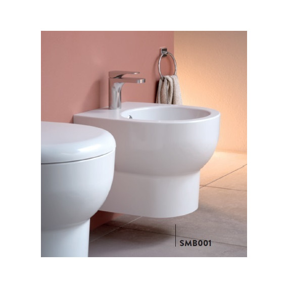 Биде подвесное ArtCeram Smarty SMB001 01 00 - фото, картинка 3 Биде подвесное ArtCeram Smarty SMB001 01 00 - фото 3
