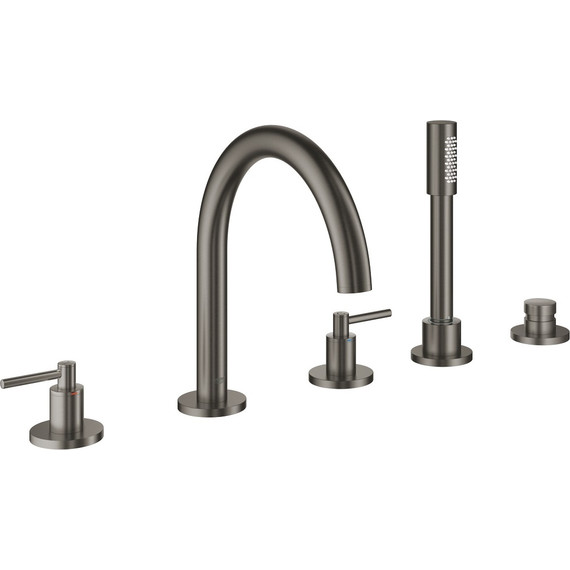 Смеситель для ванны Grohe Atrio New Classic 19922AL3, графит - фото 