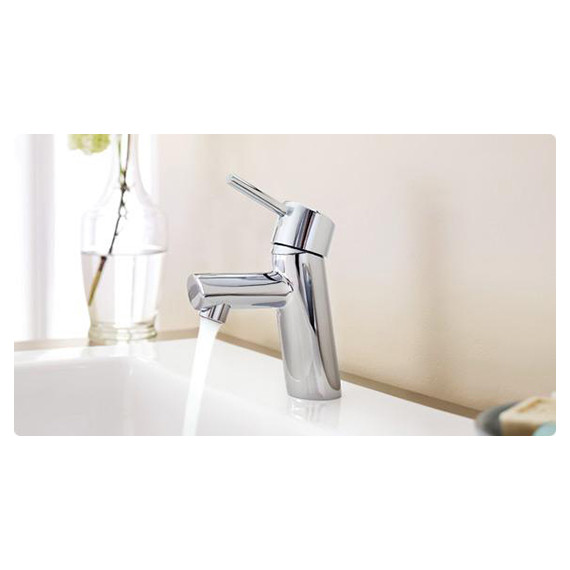 Смеситель для раковины Grohe Concetto new 155 мм 2338510E - фото, картинка 3 Смеситель для раковины Grohe Concetto new 155 мм 2338510E - фото 3