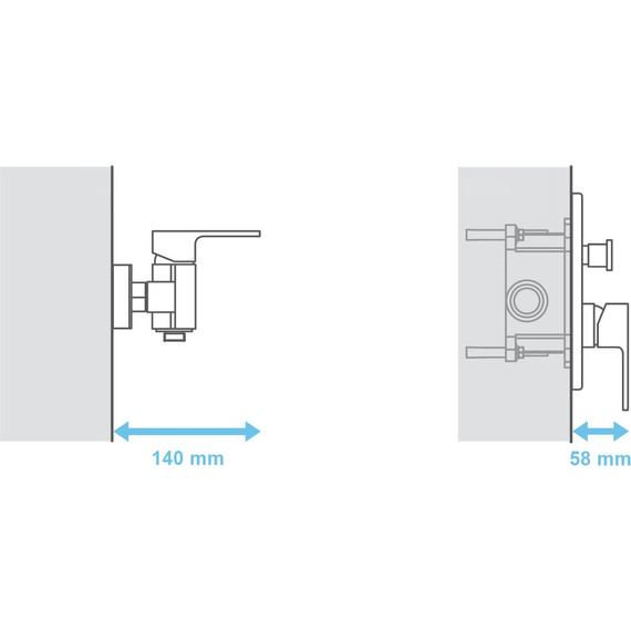 Скрытая часть Ravak R-box RB 070.50 X070052 - фото 3
